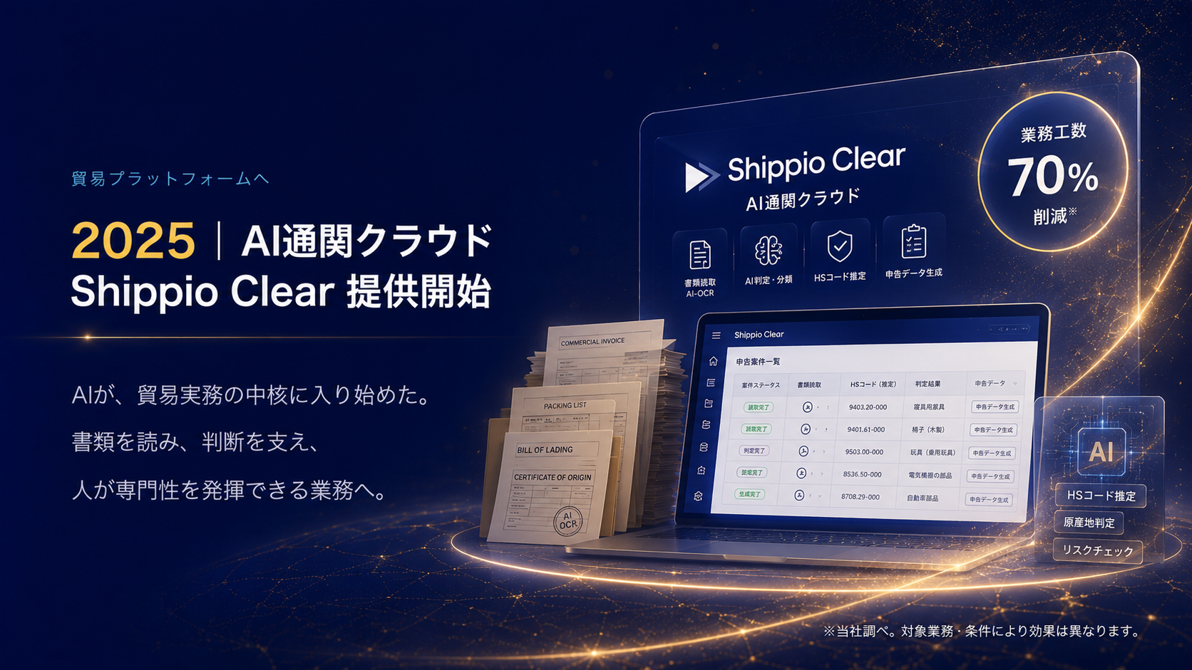 Shippio Clear リリース